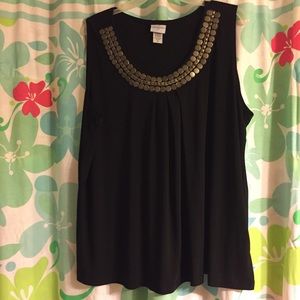 Gold Accent Tank Top